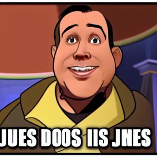 Prompt: alex jones as a disney character,