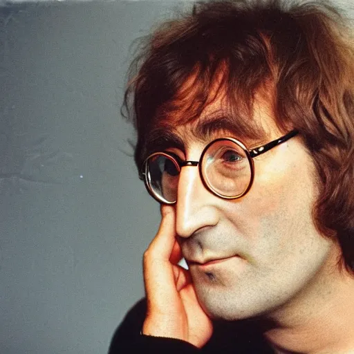 Image similar to John lennon covered in honey