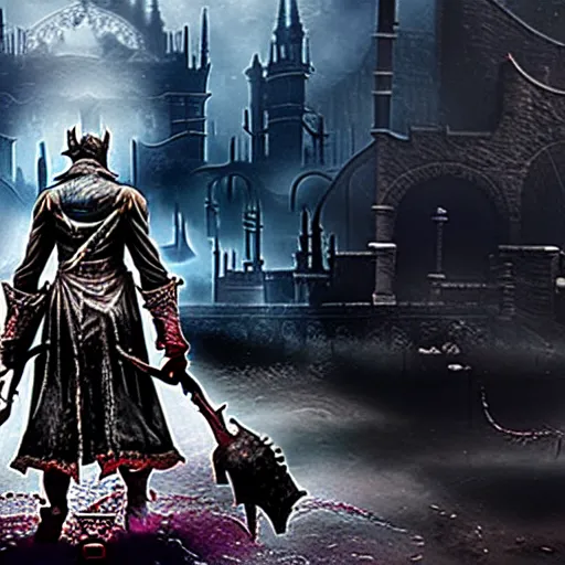 Image similar to Playstation 6 in bloodborne