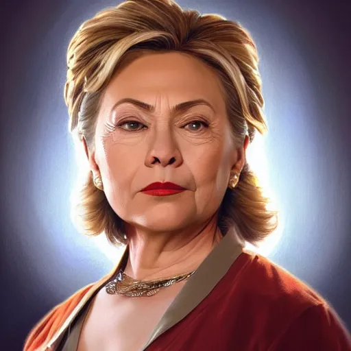 Prompt: ultra realistic illustration, roseanne barr as hillary clinton, intricate, elegant, highly detailed, digital painting, artstation, concept art, smooth, sharp focus, illustration, art by artgerm and greg rutkowski and alphonse mucha