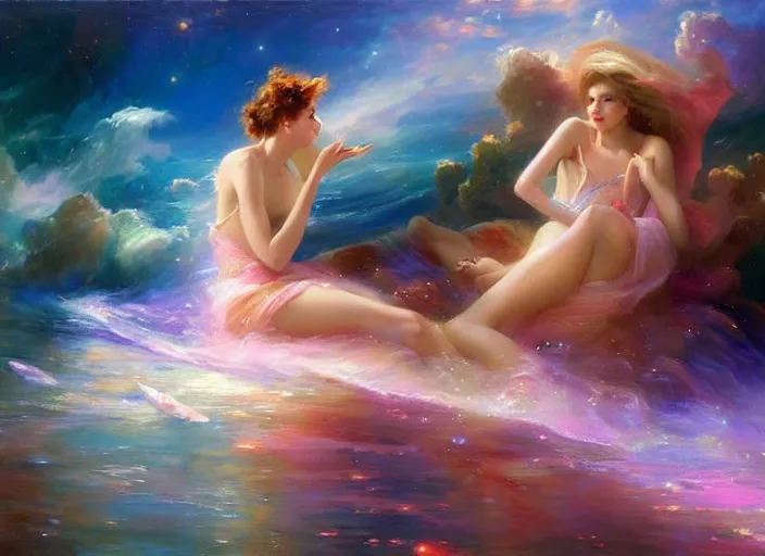 Image similar to cosmic ocean by vladimir volegov and alexander averin and delphin enjolras and daniel f. gerhartz