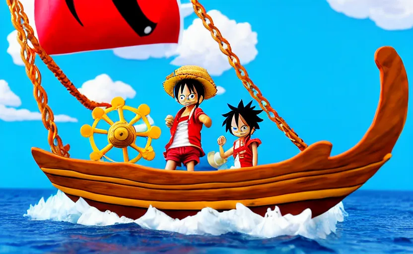 Going Merry, boat, going, luffy, merry, one piece, pirates, shipe