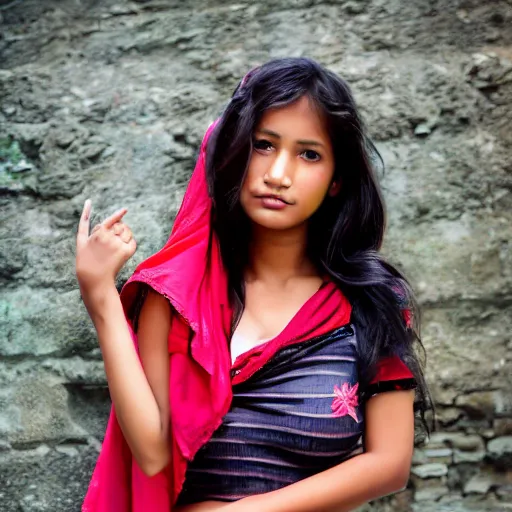 Image similar to girl from kathmandu, nepal posing for playboy photoshoot