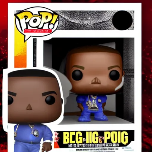 Prompt: a Notorious Big funko pop, detailed