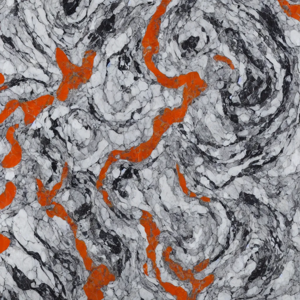 Image similar to a white and orange marble textured background, a marble sculpture by georgia o'keeffe, featured on polycount, gutai group, marble sculpture, ultrafine detail, biomorphic