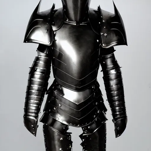 Image similar to black metallic duit of armour