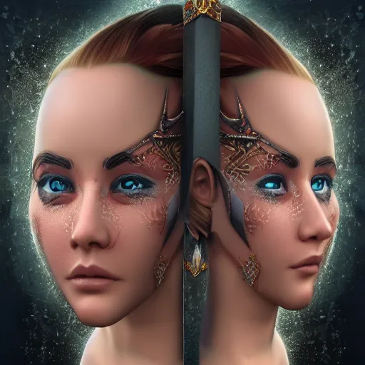 Prompt: full body epic fantasy princess with a perfectly symmetrical face and flawless skin, trending on artstation, 4k, very detailed, award winning