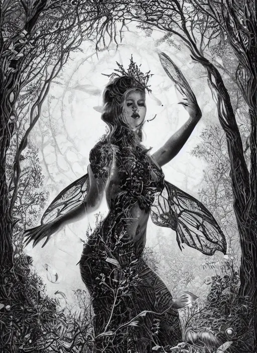 Prompt: Fairy goddess painting by Dan Hillier, trending on artstation, artstationHD, artstationHQ, 4k, 8k