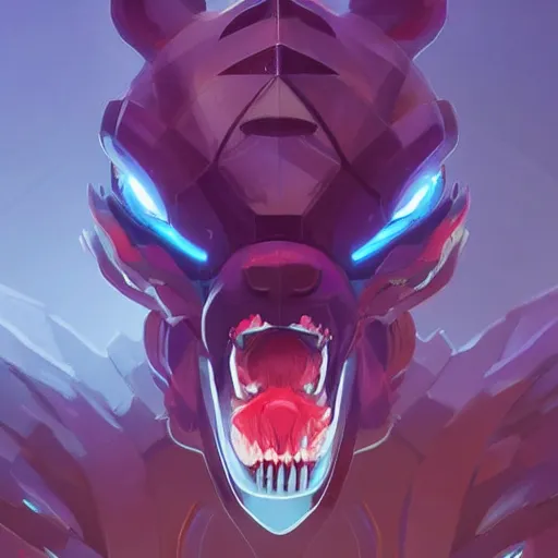 Image similar to face icon stylized minimalist beastwars, loftis, cory behance hd by jesper ejsing, by rhads, makoto shinkai and lois van baarle, ilya kuvshinov, rossdraws global illumination