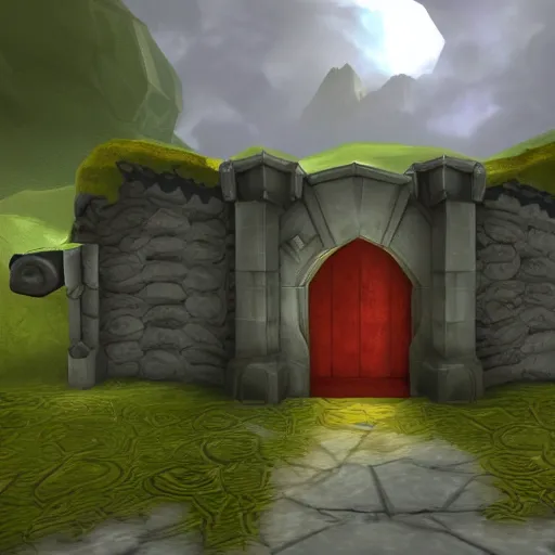 Image similar to dark portal entrance, 3d fantasy video game