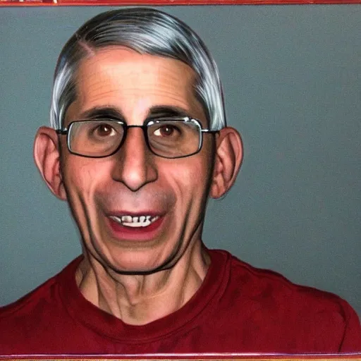 Prompt: Anthony Fauci possessed by the Devil
