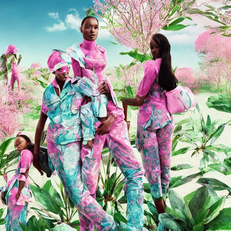 Image similar to portrait fragrance advertising campaign by richard mosse