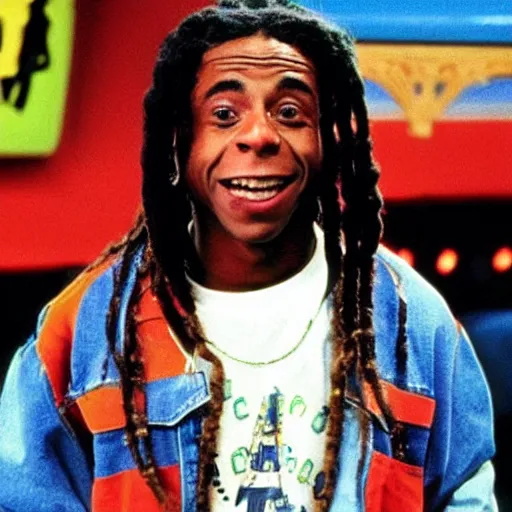 Image similar to a tv still of Lil' Wayne starring in Kenan & Kel (1999)