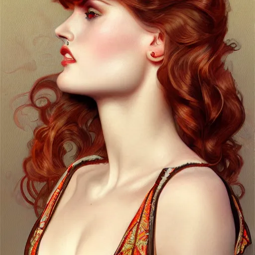 Image similar to ultra realistic illustration, 1 9 2 0 s bella thorne wearing, intricate, elegant, highly detailed, digital painting, artstation, concept art, smooth, sharp focus, illustration, art by artgerm and greg rutkowski and alphonse mucha