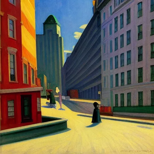 Image similar to Montreal by Edward Hopper