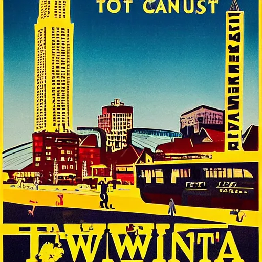 Image similar to vintage travel poster to See Iowa 2010s