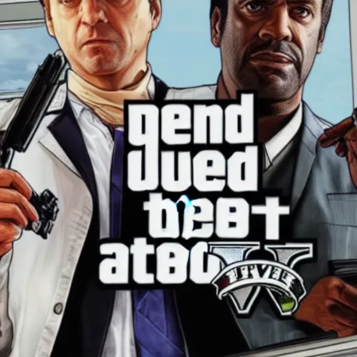 Prompt: House M.D as Grand Theft Auto 5 cover