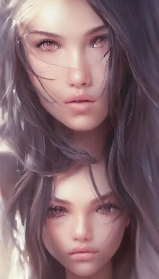 Image similar to madison beer girl portrait, made by stanley artgerm lau, wlop, rossdraws, james jean, andrei riabovitchev, marc simonetti, yoshitaka amano, artstation, cgsociety