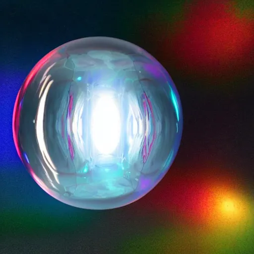 Image similar to ( ( ( psychonautist samurai ) ) ) in a bubble, digital art, award winning, volumetric lighting