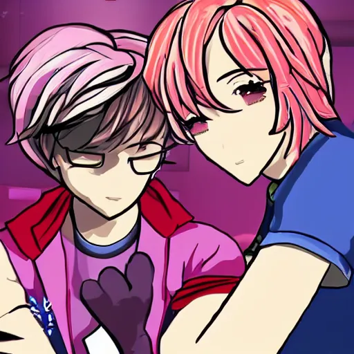 Prompt: doki doki literature club gayplay