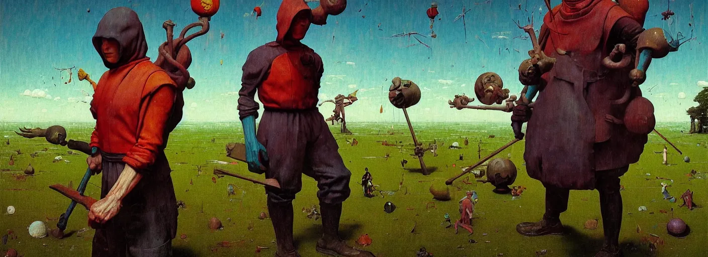 Image similar to full - body portrait surreal colorful clay fighting artstation rpg character concept art anatomy, action pose, very coherent and colorful high contrast masterpiece by norman rockwell franz sedlacek hieronymus bosch dean ellis simon stalenhag rene magritte gediminas pranckevicius, dark shadows, sunny day, hard lighting, reference sheet white! background