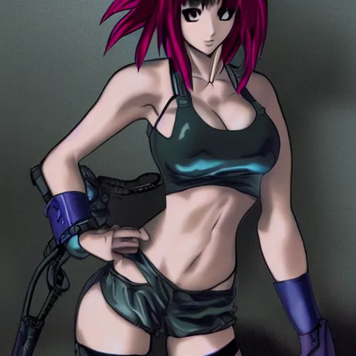 Image similar to tifa lockheart in ghost in the shell!! by masamune shirow