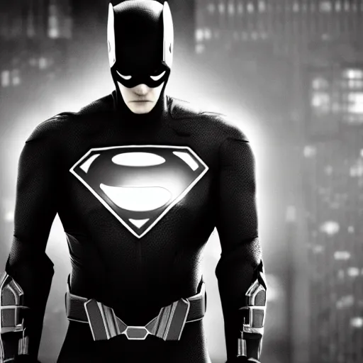 Image similar to cinematic portrait of an unknown superhero. High detail. Low dof