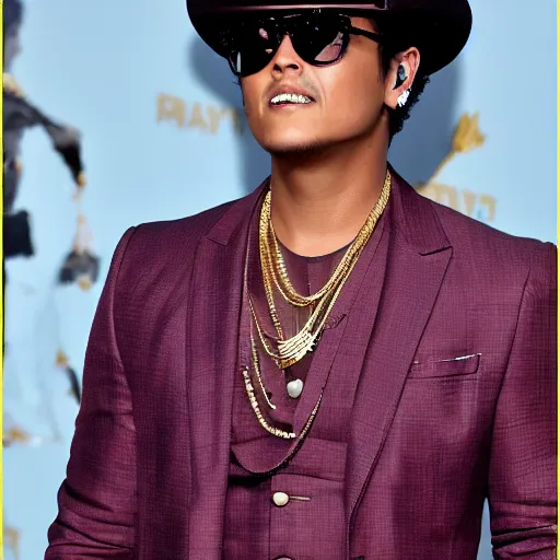 Image similar to Bruno Mars in red dead redemption 2 4k detail