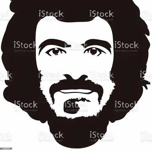 Prompt: thyholyjebus 7 7 profile picture vector art illustration