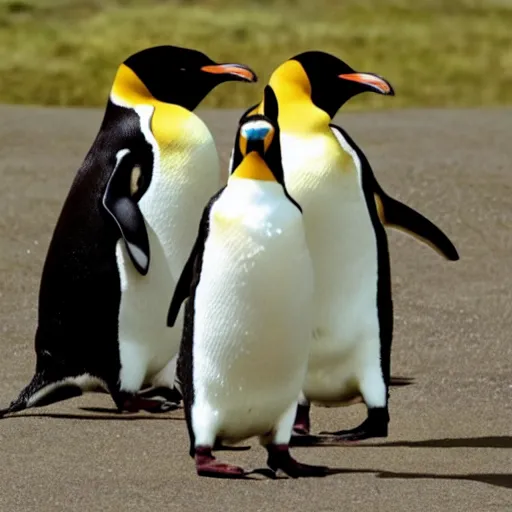 Image similar to penguins, cha cha slide