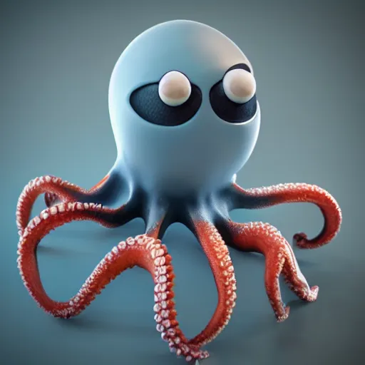 Image similar to smile octopus, octane render, instagram photo, unreal engine 5