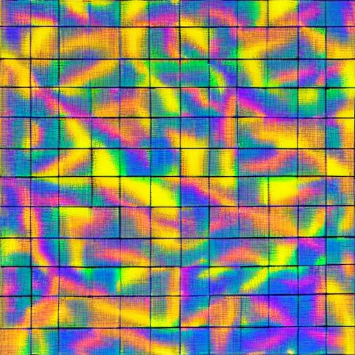 Image similar to Mosaic of iridescent colors | Patches of Iridescent Squares | 4k HDR