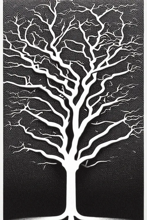 Prompt: a tree, art by escher, elegant, highly detailed, smooth, sharp focus, artstation