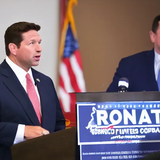 Prompt: ron desantis in a furry costume