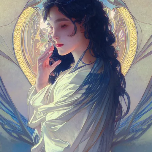 Prompt: beautiful young girl vaporwave aesthetic, synthwave, intricate, elegant, highly detailed, digital painting, artstation, concept art, smooth, sharp focus, illustration, art by artgerm and greg rutkowski and alphonse mucha