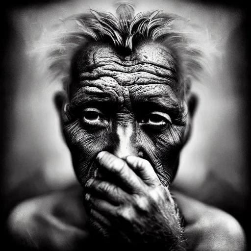 Image similar to portrait of unobtainium by lee jeffries