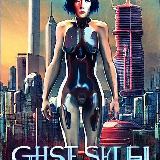 Prompt: ghost in the shell