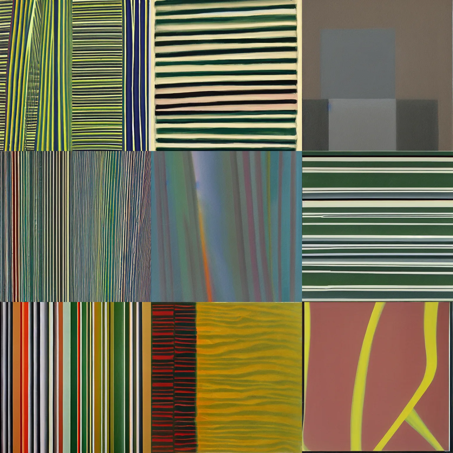 Prompt: painting by tomma abts