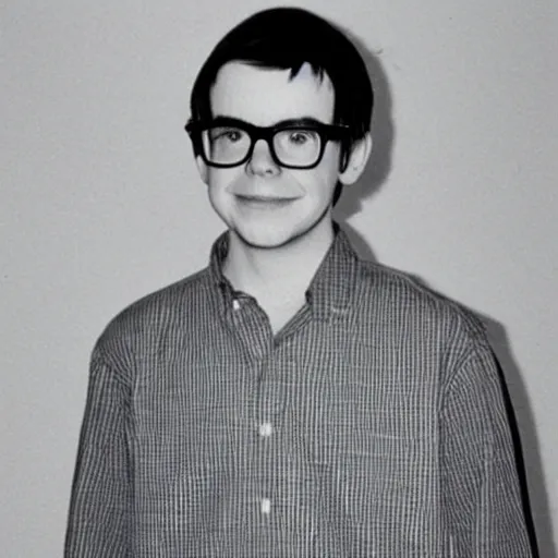 Prompt: young rivers Cuomo in mid 1990’s