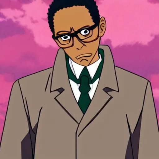 Prompt: Gustavo fring in anime