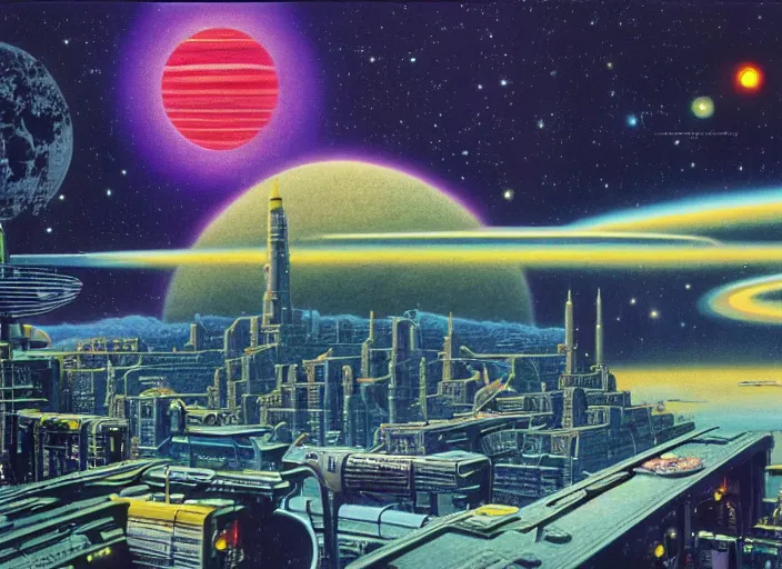 Prompt: starmaker, matte painting, angus mckie
