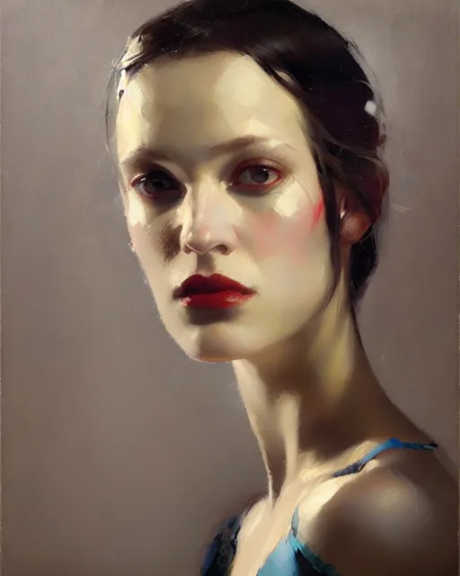 Image similar to silent echo, ( impressionistic oil painting by malcom liepke ), alexi zaitsev, craig mullins, melinda matyas, tooth wu, wlop, denis sarazhin, bold brushstrokes, highly detailed, award winning, textured, masterpiece