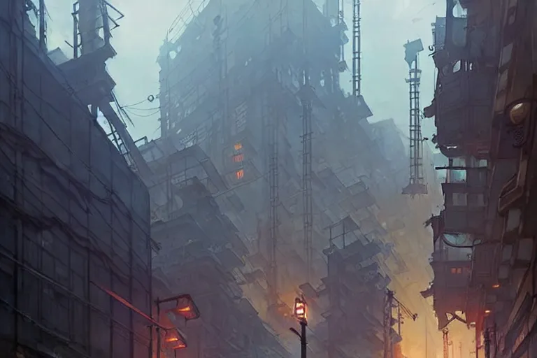 Image similar to dieselpunk, city, painted by greg rutkowski makoto shinkai takashi takeuchi studio ghibli, akihiko yoshida