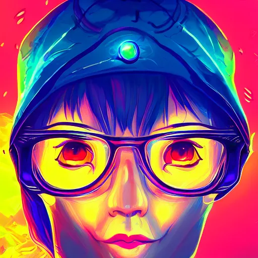 Image similar to skill magic geek inside matrix deepdream radiating a glowing aura stuff loot legends stylized digital illustration video game icon artstation lois van baarle, ilya kuvshinov, rossdraws,