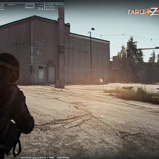 Image similar to highly detailed screenshot of escape from tarkov,