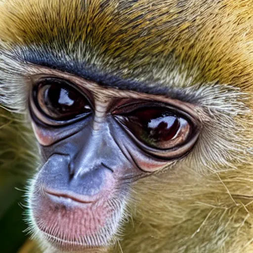 Prompt: photo of a googly eyed monkey