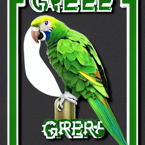 Image similar to green parrot neon sign