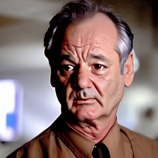 Image similar to bill murray in x files