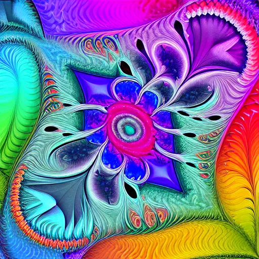 Prompt: Fractal artwork by Missy Gainer