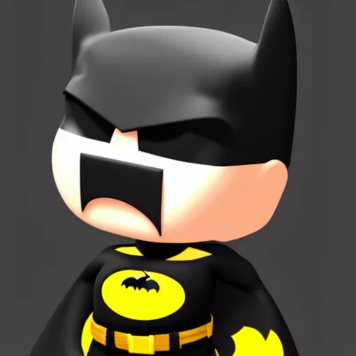 A ultra detailed render of a chibi style Batman, | Stable Diffusion |  OpenArt